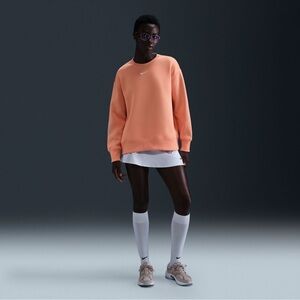 Nike women’s orange fleece sweatshirt